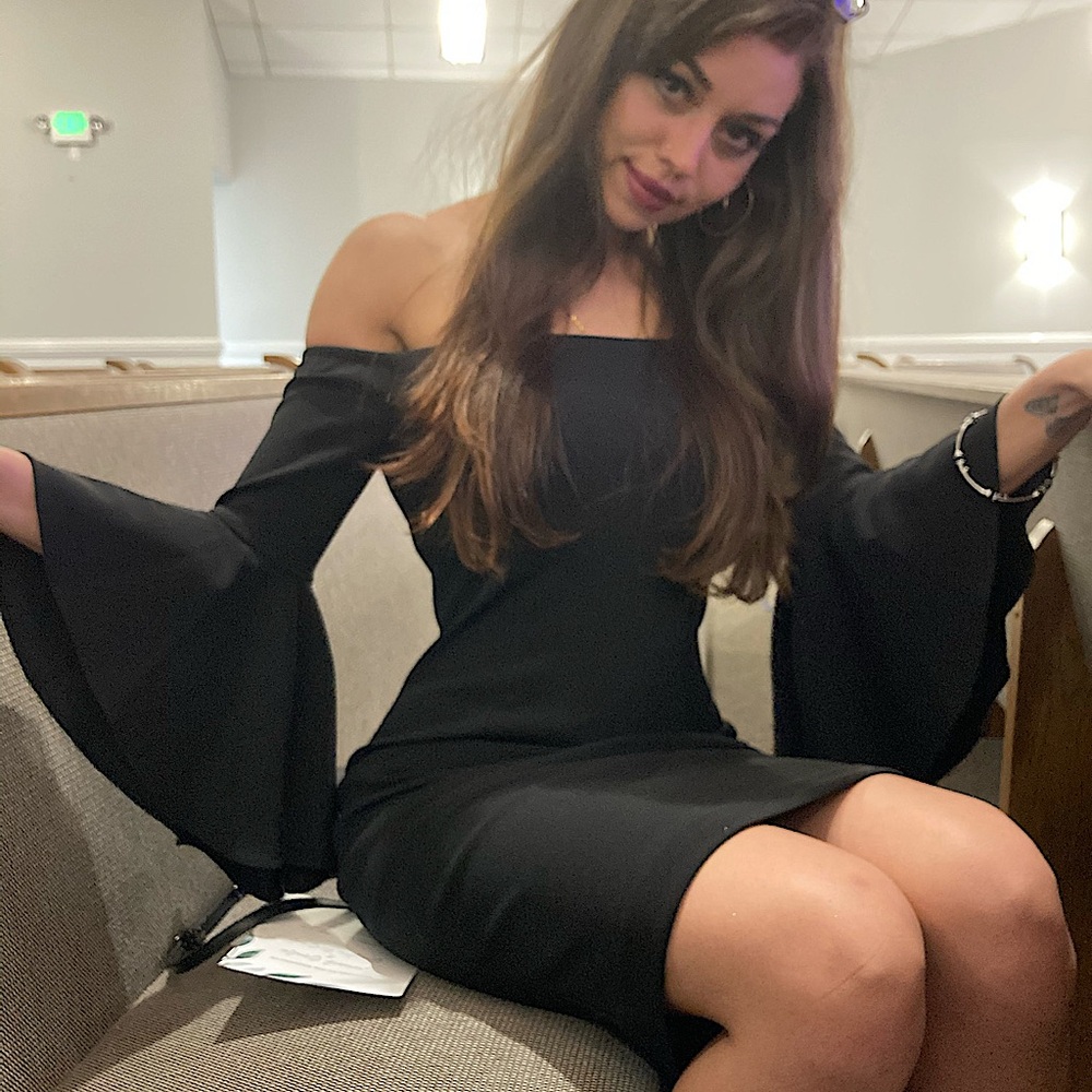 Black stressless formal dress 🦇